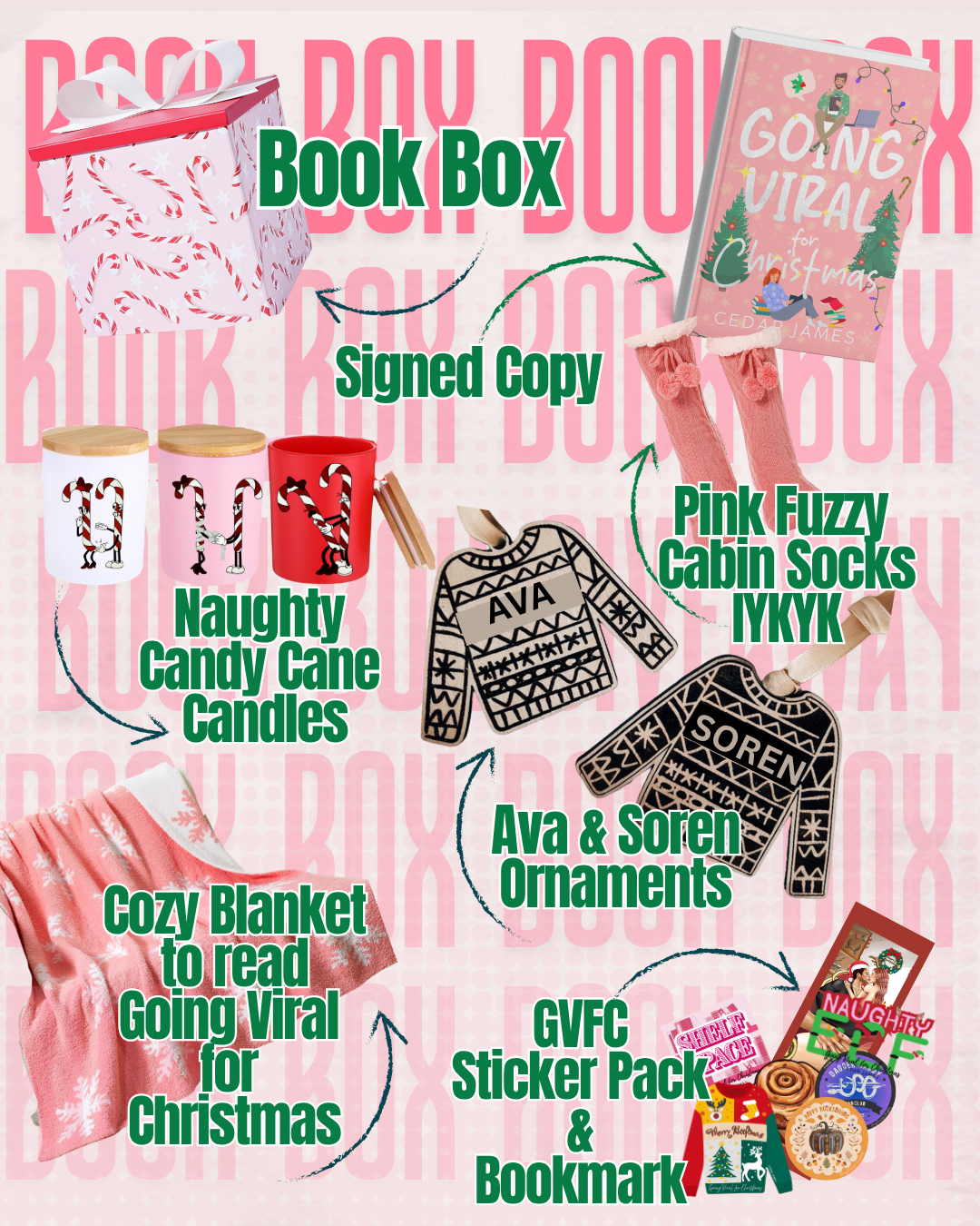 Going Viral For Christmas Book Box